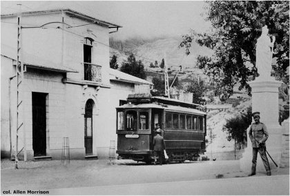 Estación de tranvia en el Montículo 