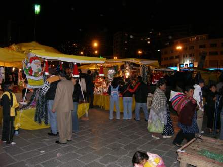 Mercado Navideño de la Plaza San Fransisco
