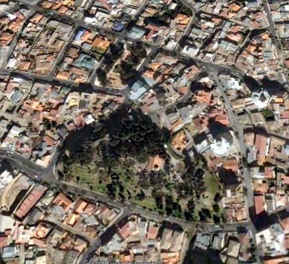 Plaza del Mónticulo desde el satelite