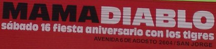 Segundo Aniversario de Mama Diablo