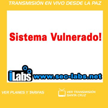 Sistema Vulenerado - Imagen de la webcam desde la casa de cristal de La Paz