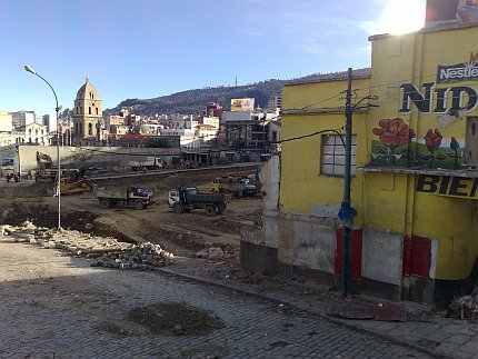 Obras en el nuevo Mercado Lanza