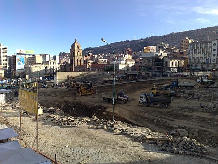 Obras en el nuevo Mercado Lanza