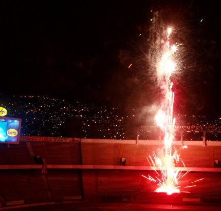 Fuegos Artificiales - Estadio La Paz