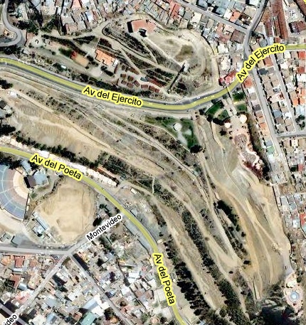 Foto Satelital del area de la Vía Balcón