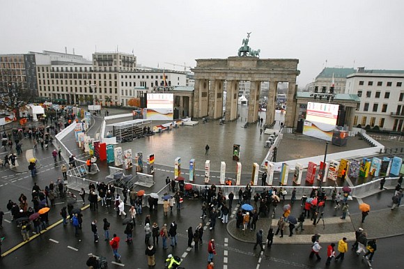 El muro de Berlín el 2009
