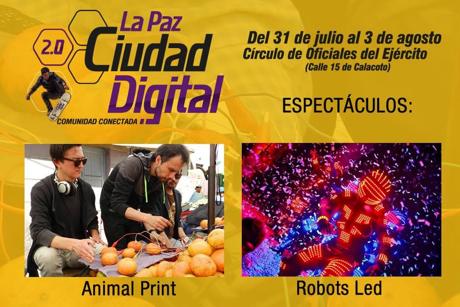 La Paz - Ciudad Digital 2.0, feria de nuevas tecnologías 