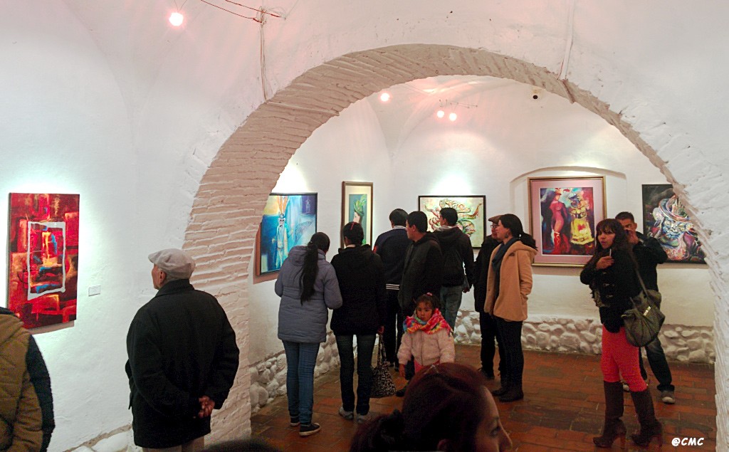 Salón de Exposición en el Tambo Quirquincho