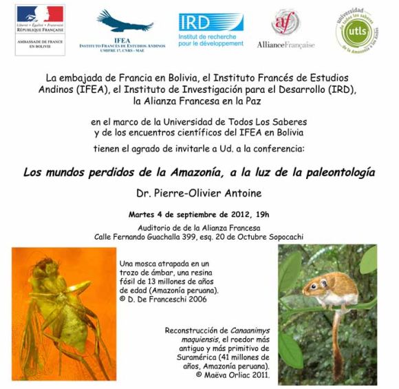 Conferencia los mundos perdidos de la Amazonia