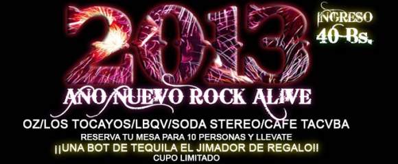 alive anho nuevo 2013