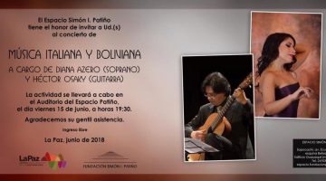 Concierto de Música Italiana Boliviana – Espacio Simón I. Patiño